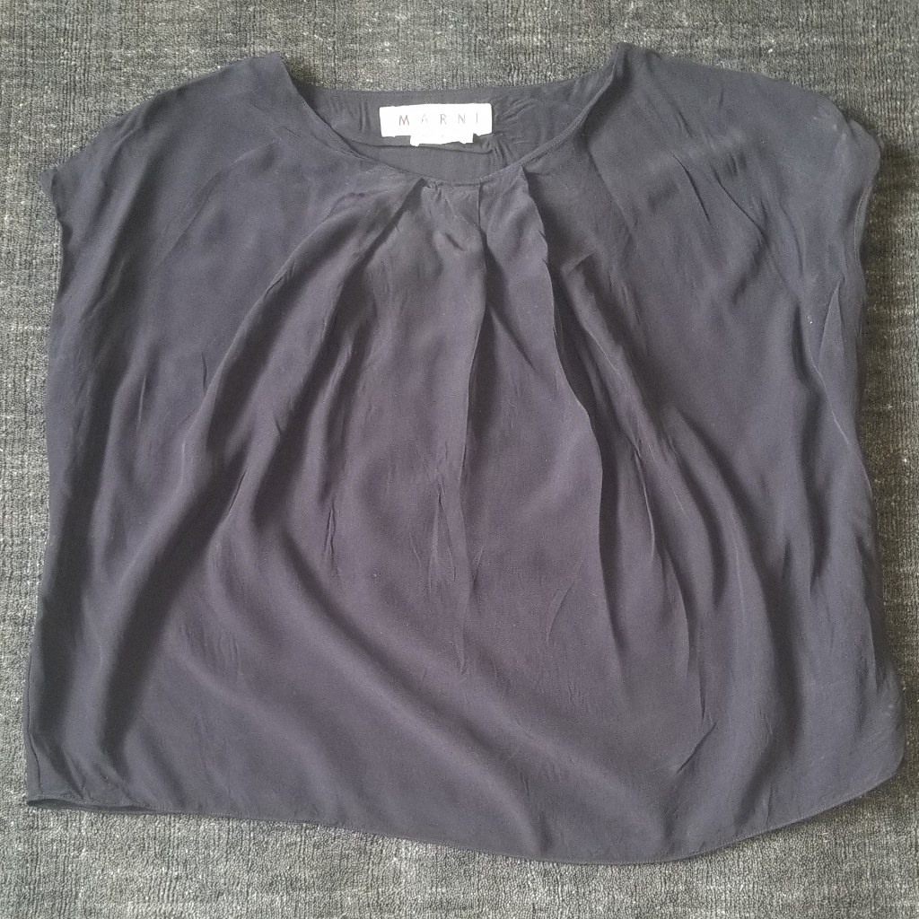 Marni Black Viscose Top Size 38
